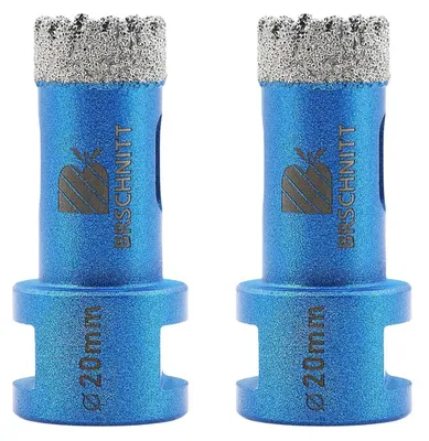 Produktbild von Diamant Fliesenbohrer 20mm M14 Lochsäge für Fliesen Porzellan Keramik Marmor Granit 2 Stück