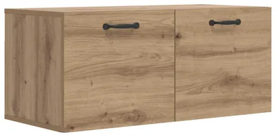 Immagine prodotto di vidaXL Armadio a muro con supporto a parete in rovere Artisan 80 x 36,5 x 35 cm