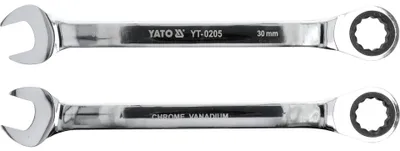 Image de Clé plate à œil de 30 mm avec cliquet