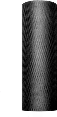 Obrázok produktu pre Dekorácie z tylu 0,15 m x 9 m čierna