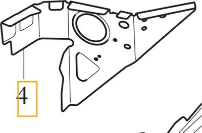 Image de VOLVO S90 V90 XC90 II support de sous-châssis gauche 31672670