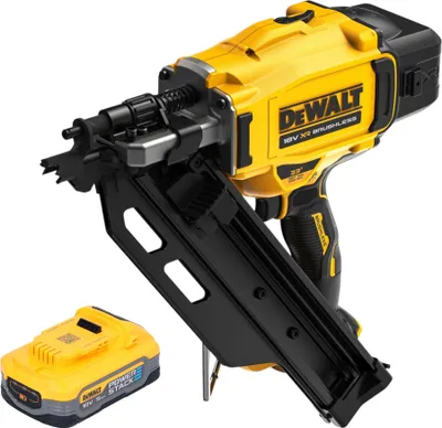 Image de Cloueuse sans fil DeWalt DCN 930 N 18 V 50 - 90 mm sans balais + 1 batterie Powerstack 5,0 Ah - sans chargeur