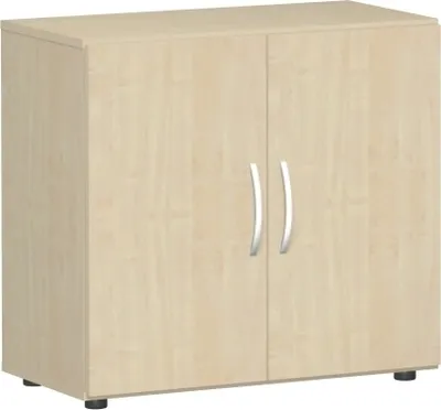 Produktbild von Geramöbel Flügeltürenschrank mit Standfüßen, inkl. Türdämpfer, nicht abschließbar, 800x420x752, Ahorn/Ahorn, S-382100-AA