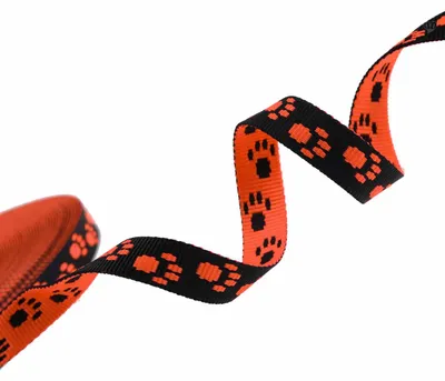 3m Premium Webband Pfoten neonorange