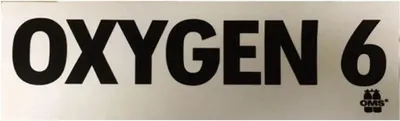 Obrázek produktu pro Oms Mod Oxygen 6 Nálepka White,Black White,Black Jedna velikost