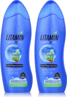 Produktbild von LITAMIN Duftöl-Pflegeschaumbad Blauer Traum 750ml Wellnes & Care (2er Pack)