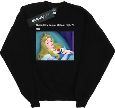 Produktbild von Disney - "Sleeping Beauty" Sweatshirt für Damen BI12471 (L) (Schwarz)