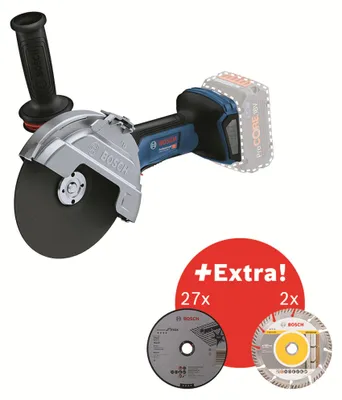 Produktbild von Bosch Akku-Winkelschleifer GWS 18V-180 P Professional, ohne Akku + Zubehör