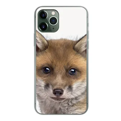 Produktbild von MuchoWow® Handyhülle Schutzhülle Hülle für iPhone 11 Pro Fuchs - Tiere - Jungtier - Jungen - Mädchen - Kind Silikon Softcase Handy Hülle - Handy