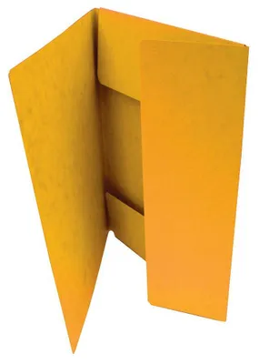 Obrázek produktu pro Mapa odkládací A4 253, tříklopá, prešpán, 350 g/m2, žlutá, 20 ks