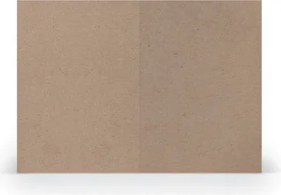 Zdjęcie produktu dla 100x RÖSSLER 16407262 Karton Letter Paperado, B6hd, 250g/m², płaski kraft
