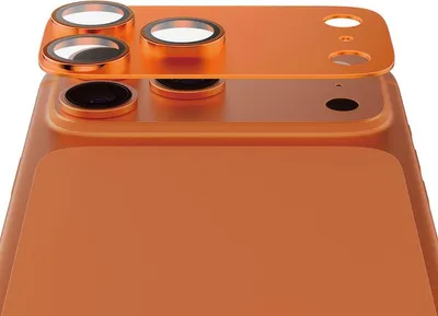 Produktbild von PanzerGlass ® Fender Kameraschutz Cosmic Orange iPhone 17 Pro, Apple, Apple - iPhone 17 Pro, Trockene Anwendung, Kratzresistent, Schockresistent, Orange, 1 Stück(e)