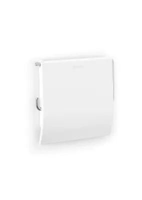 Zdjęcie produktu dla Brabantia ReNew Toiletrolhouder met Klep Wit