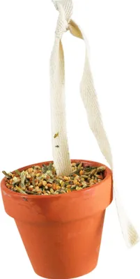 Obrázok produktu pre JR Farm hlinený kvetináč andulka+kanárik 1 ks.