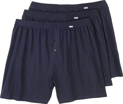 Produktbild von Adamo Übergrößen Boxershorts dunkelblau 3er-Pack