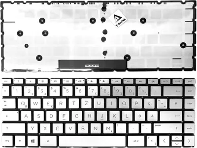 Immagine prodotto di DE -Telaio nero della tastiera, illuminazione compatibile per HP Pavilion 14-ce1300