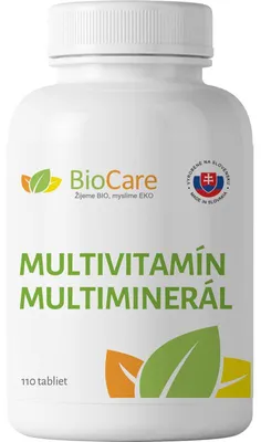 Obrázok produktu pre Vitamíny a minerály - 110 tabliet - Multivitamín s minerálmi