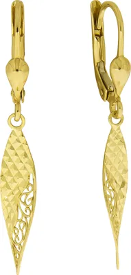 Produktbild von V Ohrhänger 375 Gelbgold