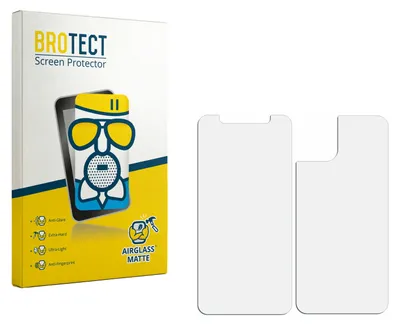 Produktbild von BROTECT Entspiegelungs Schutzglas für Apple iPhone 11 Pro (Display+Rückseite) Schutzfolie Panzer Folie Glas Display Schutz matt