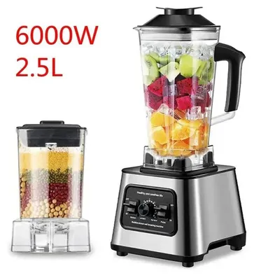 Zdjęcie produktu dla Blender – Mikser do koktajli – Mikser kuchenny – Blender stojący – Silnik o mocy 6000 W – Pojemność 2,5 litra