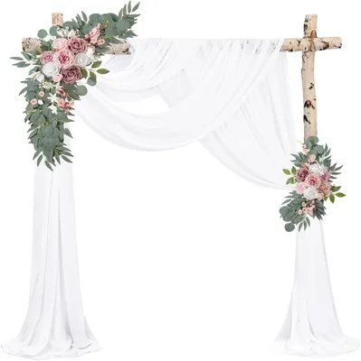 Image de Tulle, blanc, 3 mètres x 1,65 mètre, tissu d'organza pour la décoration