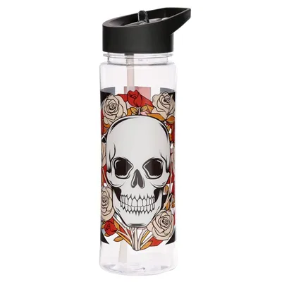 Zdjęcie produktu dla Butelka na wodę 550ml Union Jack Skulls and Roses