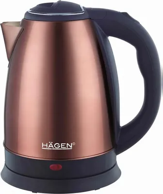 Image de Bouilloire électrique 1.8L inox sans fil cuivre Hagen HA5525-COP
