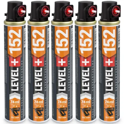 Produktbild von LEVEL+ Ersatzkartusche für Nagler 5 St. 152mm 74ml L+152