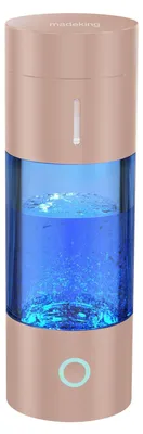Wasserstoff-Wassergenerator-Flasche, SPE/PEM, 230 ml, gold, tragbar