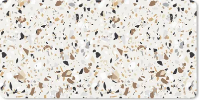 Produktbild von MuchoWow® Schreibtischunterlage Terrazzo - Muster - Gestaltung 80x40 cm - XXL Mauspad - Gaming Mauspad
