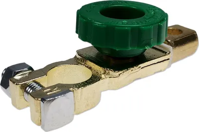 Produktbild von Batteriepolklemme | Trenner | mit Drehrad | Negativ
