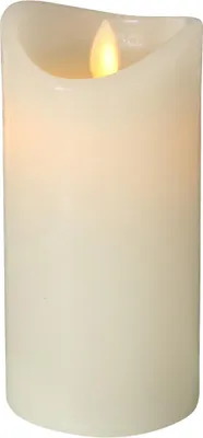 Produktbild von Boltze LED-Kerze Bino 7,5 cm, Höhe 15 cm, Farbe cremeweiß, Timer