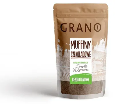 MIESZANKA NA MUFFINY CZEKOLADOWE BEZGLUTENOWE 500 g - GRANO