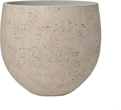 Imagen del producto de Macetas de cerámica, color gris, de 15 cm, para uso interior y exterior