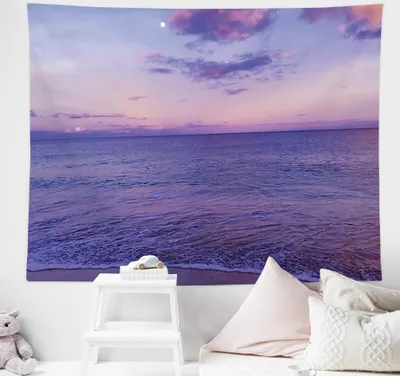 Produktbild von Tapisserie Mit Natürlicher Aussicht, Wandbehang, Wandbehang, Wandbehang, Flora, Himmel, ästhetische Schlafzimmerdekoration, Botanische Wandteppiche (150cm x 130cm,Farbe 19)