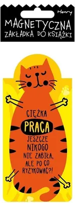 Image de Marque-page magnétique, travail de chat