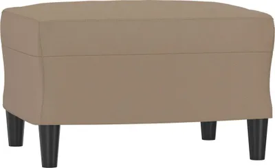 Obrázok produktu pre vidaXL Podnožka Cappuccino-Brown 60x50x41 cm Imitácia kože