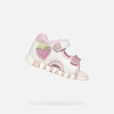 Produktbild von Geox Weiße Mädchensandalen für die ersten Schritte Sandal Iupidoo 24