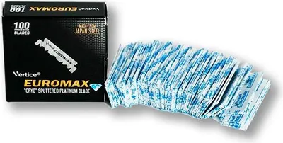 Produktbild von Euromax Profi Rasierklingen Platinum 100er Halbe