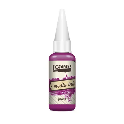 Immagine prodotto di Inchiostro per supporti a base di alcol PENTART, 20 ml, peonia