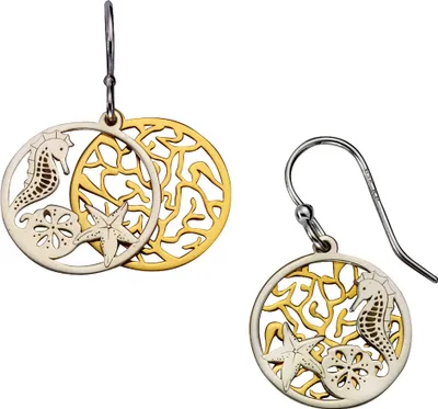 Produktbild von F Ohrringe 925/- Sterling Silber 2,8cm mehrfarbig 301230104R