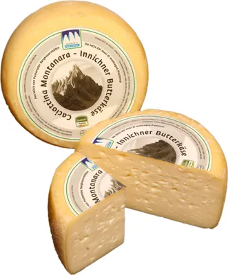 Immagine prodotto di Formaggio al burro Innichner da latte fieno ca. 600 gr. - Caseificio Tre Cime