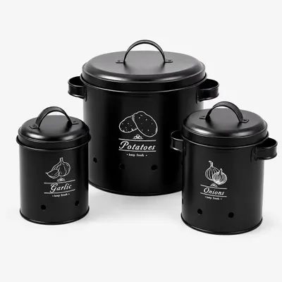 Immagine prodotto di Contenitore di stoccaggio, design ventilato, struttura in metallo resistente, colore nero