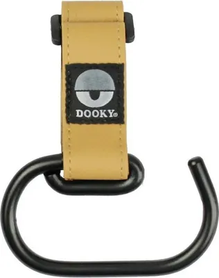 Zdjęcie produktu dla Dooky 5027012, Hak, Brązowy, Czarny, Monochromatyczny, Wózki dla dzieci, Chłopak, dziewczyna, Rzep