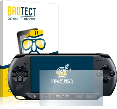 Produktbild von 2x Für Sony PSP 2000 Schutzfolie BROTECT Displayschutz Display Schutz Folie Klar Transparent