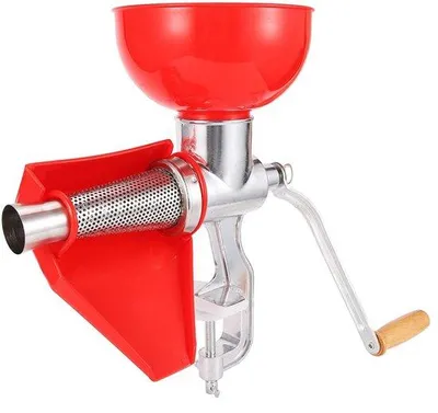 Image de Presse à tomates professionnelle - Poignée ergonomique - Presse à fruits - Centrifuge à jus - Grande capacité - Facile à utiliser