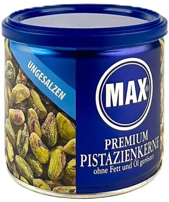 Produktbild von Max Premium Pistazien geröstet und ungesalzen 150g