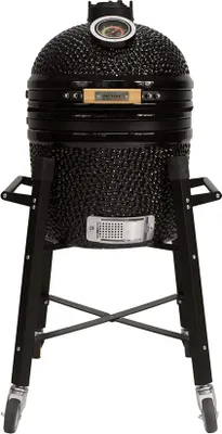 Produktbild von PATTON Kamado Grill Holzkohlegrill "PREMIUM", Grill Ø33.5cm, Schwarz