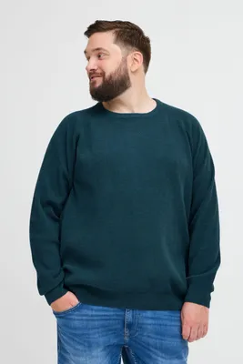 Produktbild von Blend BHBPullover Herren Strickpullover Pullover Langarmshirt mit Rundhals Rippbündchen Große Größen Regular fit