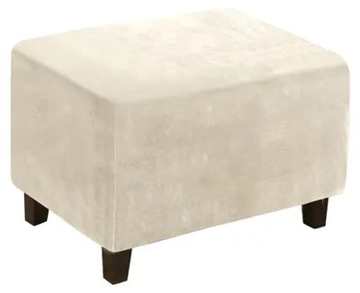 Zitzakhoes rechteckig beige L 68-106x50-76 cm